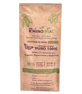 Chocolate 100% puro x 250 g