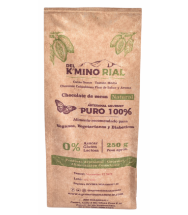 Chocolate 100% puro x 250 g