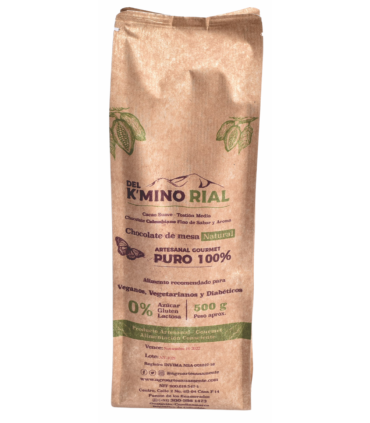 Chocolate 100% puro x 500 g