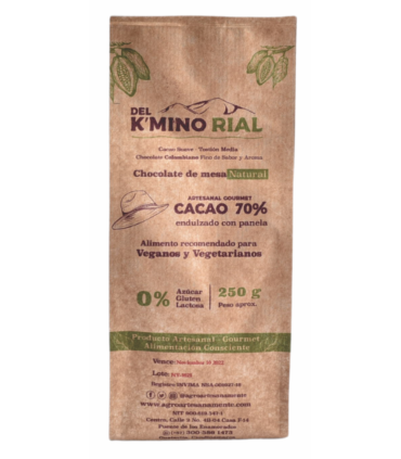 Chocolate semidulce x 250 g