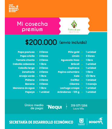 Mi cosecha premium - Frutos de paz